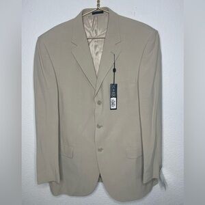 Chereskin blazer silk NWT sz 44R tan men’s